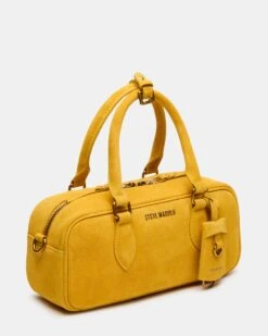 MERIT BAG MUSTARD SUEDE 9 MERIT BAG MUSTARD SUEDE -Steve Madden Shop STEVEMADDEN HANDBAGS BMERIT MUSTARD SUEDE 03