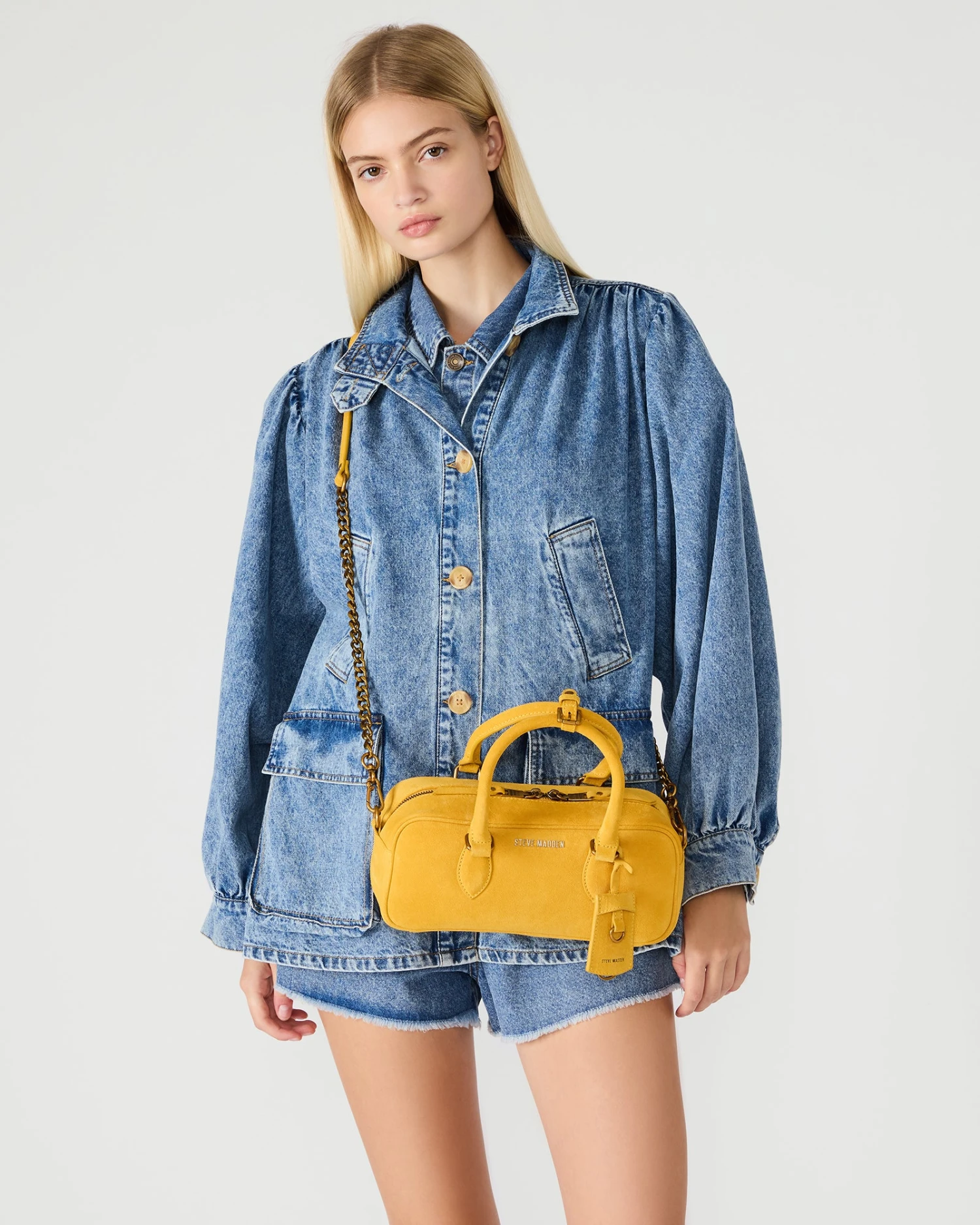 MERIT BAG MUSTARD SUEDE 2 MERIT BAG MUSTARD SUEDE - Image 2