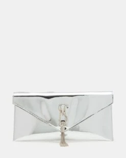 MORGANA BAG SILVER PATENT