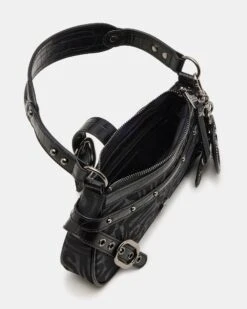 MOTORR BAG BLACK MULTI 10 MOTORR BAG BLACK MULTI -Steve Madden Shop STEVEMADDEN HANDBAGS BMOTORR BLACK MULTI 05