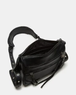 RIGBY BAG BLACK DISTRESSED 11 RIGBY BAG BLACK DISTRESSED -Steve Madden Shop STEVEMADDEN HANDBAGS BRIGBY BLACK DISTRESSED 05