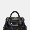 RIGGS BAG BLACK/GOLD -Steve Madden Shop STEVEMADDEN HANDBAGS BRIGGS BLACK GOLD 01