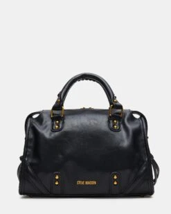 RIGGS BAG BLACK/GOLD -Steve Madden Shop STEVEMADDEN HANDBAGS BRIGGS BLACK GOLD 02