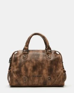 RIGGS BAG BROWN DISTRESSED -Steve Madden Shop STEVEMADDEN HANDBAGS BRIGGS BROWN DISTRESSED 02