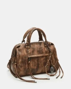 RIGGS BAG BROWN DISTRESSED -Steve Madden Shop STEVEMADDEN HANDBAGS BRIGGS BROWN DISTRESSED 03