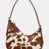SMITH BAG BROWN COW PRINT 13 SMITH BAG BROWN COW PRINT -Steve Madden Shop STEVEMADDEN HANDBAGS BSMITH P BROWN MULTI