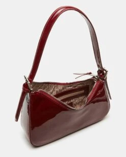 SMITH BAG WINE -Steve Madden Shop STEVEMADDEN HANDBAGS BSMITH RED PATENT 05 d7ed1bc3 73c3 43be 82d6 48c0517a5a42