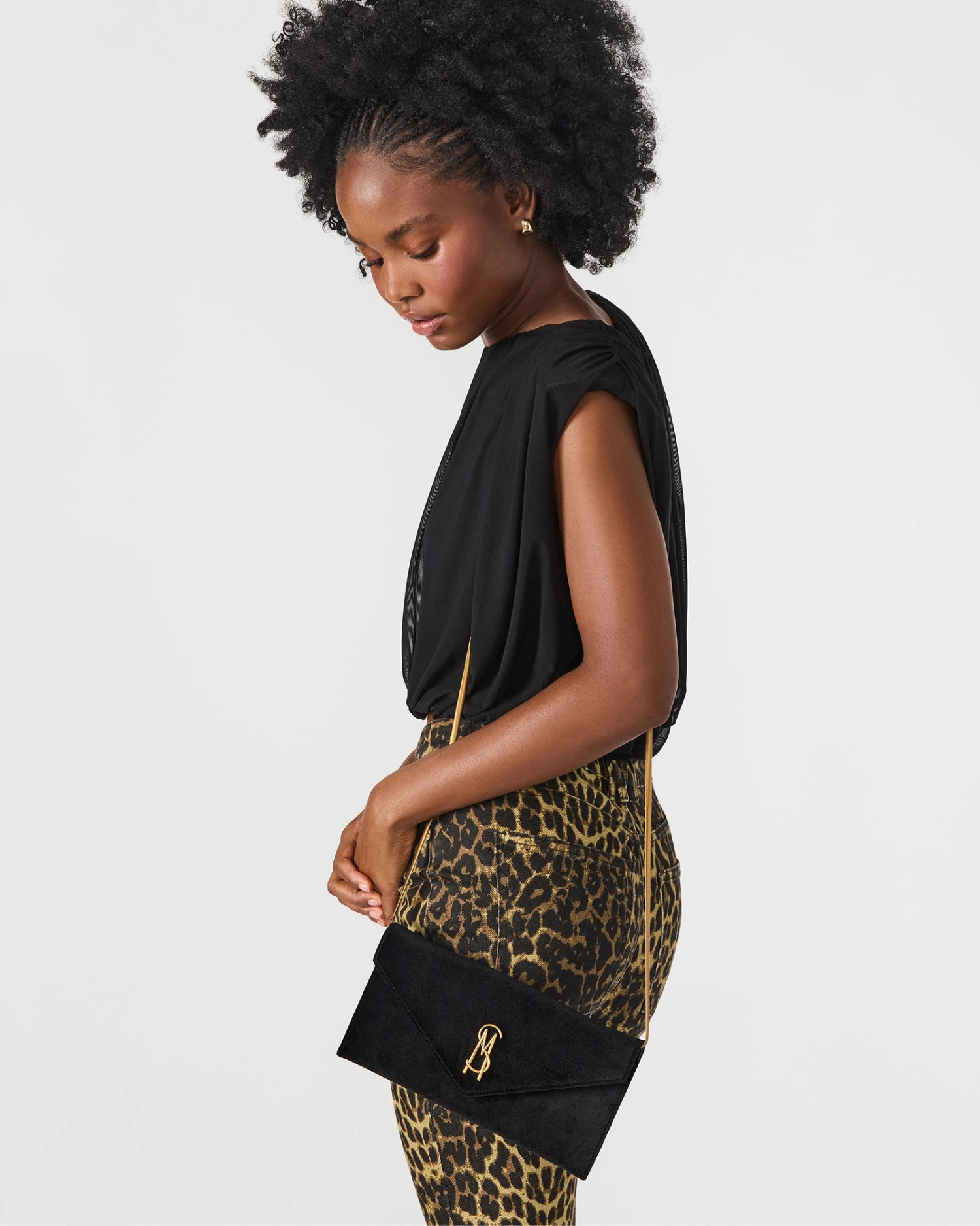 SMOOTH BAG BLACK VELVET 2 SMOOTH BAG BLACK VELVET - Image 2