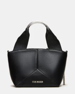 VIV BAG BLACK/SILVER 12 VIV BAG BLACK/SILVER -Steve Madden Shop STEVEMADDEN HANDBAGS BVIV BLACK SILVER 01