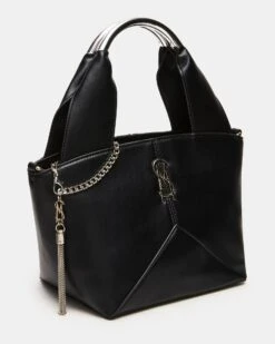 VIV BAG BLACK/SILVER 10 VIV BAG BLACK/SILVER -Steve Madden Shop STEVEMADDEN HANDBAGS BVIV BLACK SILVER 02