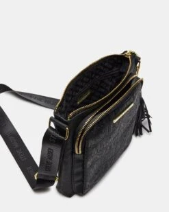 LOGO CROSSBODY BLACK - SM REBOOTED -Steve Madden Shop STEVEMADDEN HANDBAGS DT517015 BLACK 05 e281c872 579e 4b85 bf0f 7f281b89f9d8