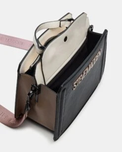 EVELYN BAG BLACK/MULTI -Steve Madden Shop STEVEMADDEN HANDBAGS DT626660 BLACK MULTI 05