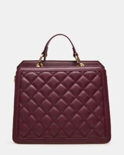 EVELYN BAG BLOODSTONE QUILTED -Steve Madden Shop STEVEMADDEN HANDBAGS DT626680 BLOODSTONE 01