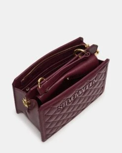 EVELYN BAG BLOODSTONE QUILTED -Steve Madden Shop STEVEMADDEN HANDBAGS DT626680 BLOODSTONE 04