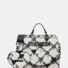 EVELYN BAG DRIPPY HEARTS WHITE/MULTI -Steve Madden Shop STEVEMADDEN HANDBAGS DT626725 WHITE BLACK 01