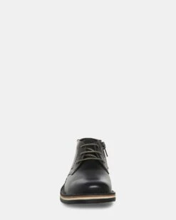 KIDS' HARKEEN BLACK LEATHER 6 KIDS' HARKEEN BLACK LEATHER -Steve Madden Shop STEVEMADDEN KIDS BHARKEEN BLACK FRONT e8a2e26e 13cd 46be 9d24 eb9b1413a789