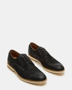 ALVAREZ BLACK NUBUCK 8 ALVAREZ BLACK NUBUCK -Steve Madden Shop STEVEMADDEN MENS ALVAREZ BLACK NUBUCK 02