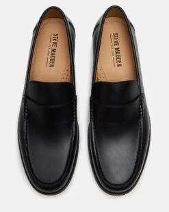 COLVER BLACK LEATHER 10 COLVER BLACK LEATHER -Steve Madden Shop STEVEMADDEN MENS COLVER BLACK LEATHER 03