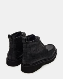 DAEL BLACK LEATHER 9 DAEL BLACK LEATHER -Steve Madden Shop STEVEMADDEN MENS DAEL BLACK LEATHER 03