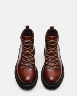 FERGUS TAN LEATHER -Steve Madden Shop STEVEMADDEN MENS FERGUS TAN LEATHER 04