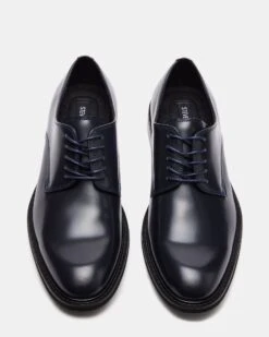 HADAR NAVY BOX LEATHER -Steve Madden Shop STEVEMADDEN MENS HADAR NAVY BOX 04