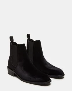 HAMLIN BLACK VELVET -Steve Madden Shop STEVEMADDEN MENS HAMLIN BLACK VELVET 01
