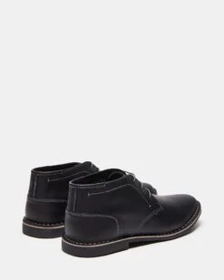 HARKEN WIDE BLACK LEATHER -Steve Madden Shop STEVEMADDEN MENS HARKEN BLACK LEATHER 02 308eadf9 8779 42ed 8038 5a7feb458260