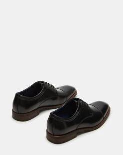 HASEN BLACK LEATHER -Steve Madden Shop STEVEMADDEN MENS HASEN BLACK LEATHER 03