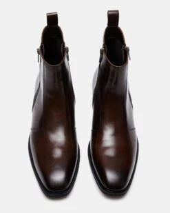 HAYNES BROWN LEATHER 13 HAYNES BROWN LEATHER -Steve Madden Shop STEVEMADDEN MENS HAYNES BROWN LEATHER 04