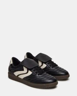 JANOS BLACK LEATHER -Steve Madden Shop STEVEMADDEN MENS JANOS BLACK LEATHER 01