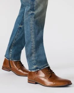 KREW BLACK LEATHER 11 KREW BLACK LEATHER -Steve Madden Shop STEVEMADDEN MENS KREW COGNAC LEATHER 9208 4f292638 088d 49eb 8be3 dc111999d7b9