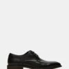 LELAND BLACK LEATHER -Steve Madden Shop STEVEMADDEN MENS LELAND BLACK LEATHER 01