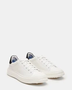 MACRAE WHITE LEATHER -Steve Madden Shop STEVEMADDEN MENS MACRAE WHITE LEATHER 01