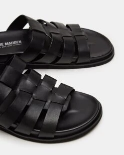 MARVYN BLACK LEATHER -Steve Madden Shop STEVEMADDEN MENS MARVYN BLACK LEATHER 04