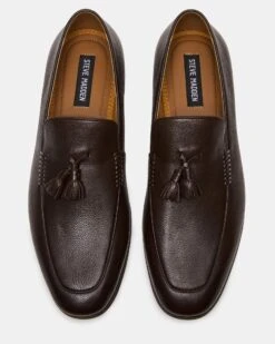 ONDRE BROWN LEATHER -Steve Madden Shop STEVEMADDEN MENS ONDRE BROWN LEATHER 04