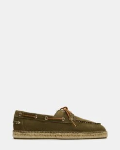 PANCHO OLIVE SUEDE