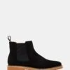 PAULOS BLACK SUEDE