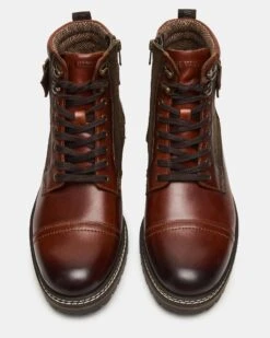 REID COGNAC -Steve Madden Shop STEVEMADDEN MENS REID COGNAC 04