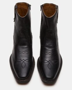 SANDERSON BLACK LEATHER -Steve Madden Shop STEVEMADDEN MENS SANDERSON BLACK LEATHER 04