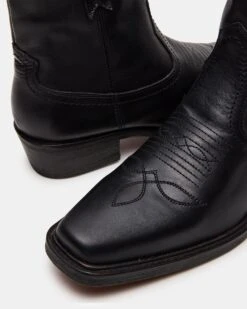 SANDERSON BLACK LEATHER -Steve Madden Shop STEVEMADDEN MENS SANDERSON BLACK LEATHER 05