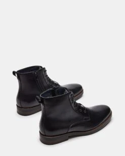 SIXTET BLACK LEATHER 9 SIXTET BLACK LEATHER -Steve Madden Shop STEVEMADDEN MENS SIXTET BLACK LEATHER 03