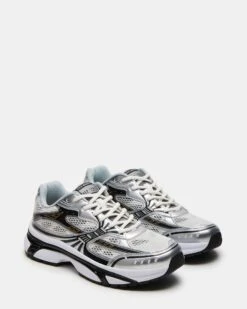 YUVAL BLACK/SILVER 8 YUVAL BLACK/SILVER -Steve Madden Shop STEVEMADDEN MENS YUVAL BLACK SILVER 01