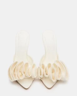 AFFINITY PEARL IVORY SATIN 9 AFFINITY PEARL IVORY SATIN -Steve Madden Shop STEVEMADDEN SHOES AFFINITY PEARL IVORY SATIN 04