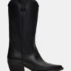 ALBANY BLACK LEATHER -Steve Madden Shop STEVEMADDEN SHOES ALBANY BLACK LEATHER 01