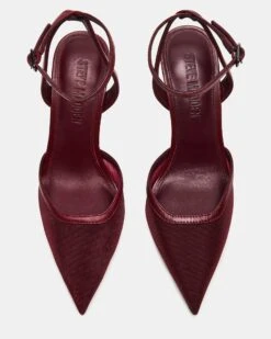 ALLIANCE MESH BURGUNDY -Steve Madden Shop STEVEMADDEN SHOES ALLIANCE M BURGUNDY 04
