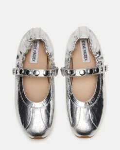 ANAYA SILVER LEATHER STUDS -Steve Madden Shop STEVEMADDEN SHOES ANAYA ST SILVER LEATHER 03