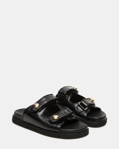 ATHENS BLACK LEATHER -Steve Madden Shop STEVEMADDEN SHOES ATHENS BLACK LEATHER 01