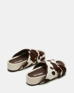 AVENDRA BROWN COW PRINT -Steve Madden Shop STEVEMADDEN SHOES AVENDRA BROWN MULTI 03