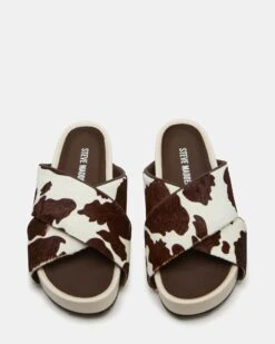 AVENDRA BROWN COW PRINT -Steve Madden Shop STEVEMADDEN SHOES AVENDRA BROWN MULTI 04