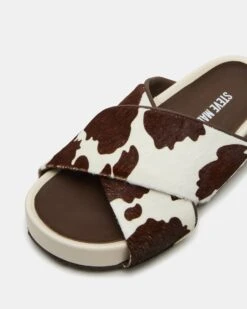 AVENDRA BROWN COW PRINT -Steve Madden Shop STEVEMADDEN SHOES AVENDRA BROWN MULTI 05